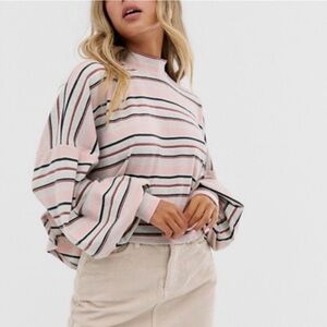 Free People The Steph Balloon Sleeve Top